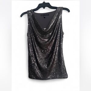 Sequin Sleeveless Top -